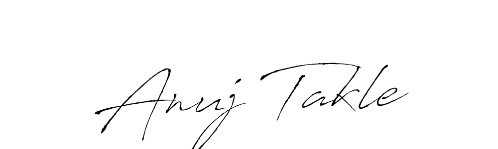 Make a short Anuj Takle signature style. Manage your documents anywhere anytime using Antro_Vectra. Create and add eSignatures, submit forms, share and send files easily. Anuj Takle signature style 6 images and pictures png