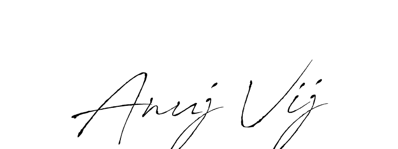 Also You can easily find your signature by using the search form. We will create Anuj Vij name handwritten signature images for you free of cost using Antro_Vectra sign style. Anuj Vij signature style 6 images and pictures png