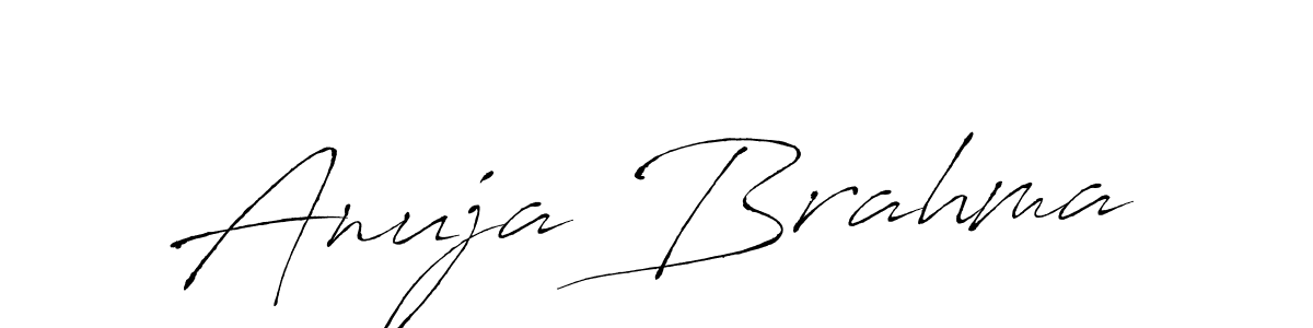 The best way (Antro_Vectra) to make a short signature is to pick only two or three words in your name. The name Anuja Brahma include a total of six letters. For converting this name. Anuja Brahma signature style 6 images and pictures png