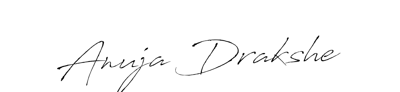 Here are the top 10 professional signature styles for the name Anuja Drakshe. These are the best autograph styles you can use for your name. Anuja Drakshe signature style 6 images and pictures png