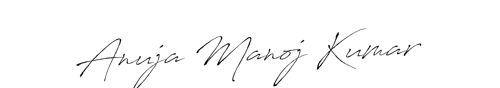 Also You can easily find your signature by using the search form. We will create Anuja Manoj Kumar name handwritten signature images for you free of cost using Antro_Vectra sign style. Anuja Manoj Kumar signature style 6 images and pictures png