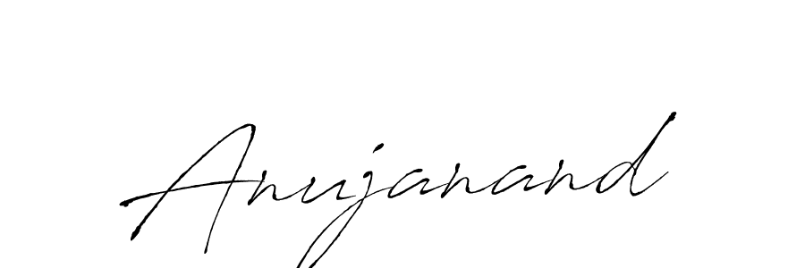 How to make Anujanand signature? Antro_Vectra is a professional autograph style. Create handwritten signature for Anujanand name. Anujanand signature style 6 images and pictures png