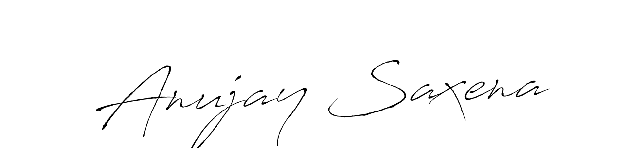 Make a beautiful signature design for name Anujay Saxena. Use this online signature maker to create a handwritten signature for free. Anujay Saxena signature style 6 images and pictures png