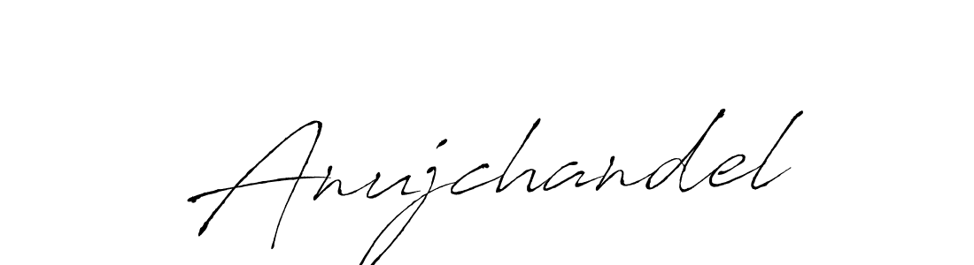 How to make Anujchandel signature? Antro_Vectra is a professional autograph style. Create handwritten signature for Anujchandel name. Anujchandel signature style 6 images and pictures png
