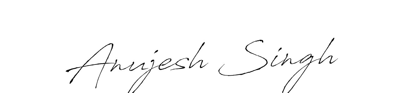 Create a beautiful signature design for name Anujesh Singh. With this signature (Antro_Vectra) fonts, you can make a handwritten signature for free. Anujesh Singh signature style 6 images and pictures png