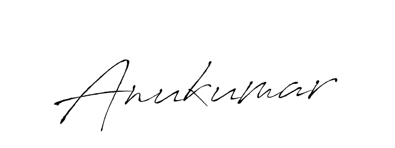 Anukumar stylish signature style. Best Handwritten Sign (Antro_Vectra) for my name. Handwritten Signature Collection Ideas for my name Anukumar. Anukumar signature style 6 images and pictures png