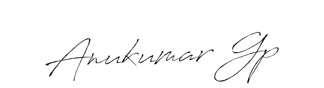 Make a beautiful signature design for name Anukumar Gp. With this signature (Antro_Vectra) style, you can create a handwritten signature for free. Anukumar Gp signature style 6 images and pictures png