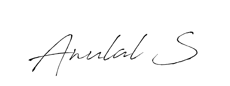 It looks lik you need a new signature style for name Anulal S. Design unique handwritten (Antro_Vectra) signature with our free signature maker in just a few clicks. Anulal S signature style 6 images and pictures png