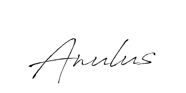 Design your own signature with our free online signature maker. With this signature software, you can create a handwritten (Antro_Vectra) signature for name Anulus. Anulus signature style 6 images and pictures png