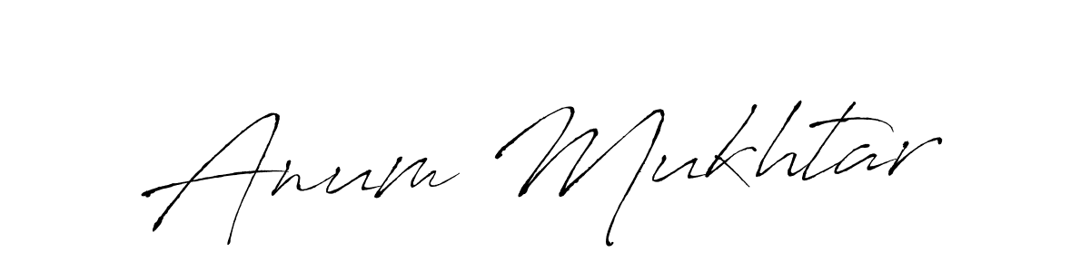 Also we have Anum Mukhtar name is the best signature style. Create professional handwritten signature collection using Antro_Vectra autograph style. Anum Mukhtar signature style 6 images and pictures png