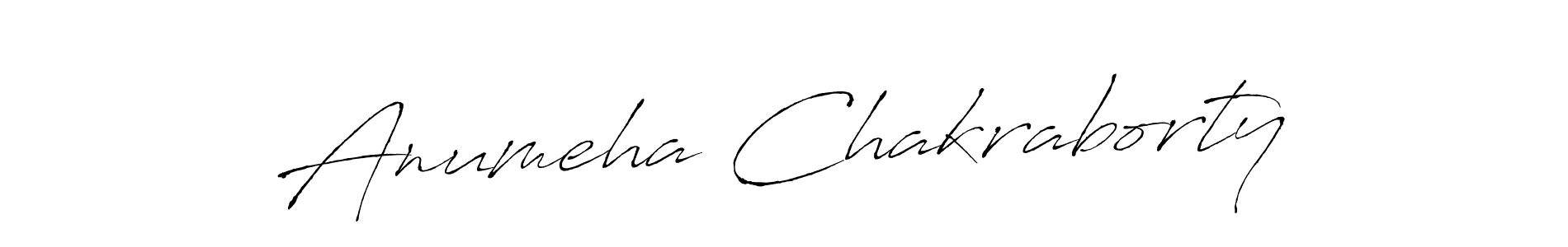 How to make Anumeha Chakraborty signature? Antro_Vectra is a professional autograph style. Create handwritten signature for Anumeha Chakraborty name. Anumeha Chakraborty signature style 6 images and pictures png