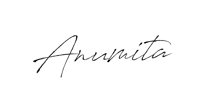 Design your own signature with our free online signature maker. With this signature software, you can create a handwritten (Antro_Vectra) signature for name Anumita. Anumita signature style 6 images and pictures png