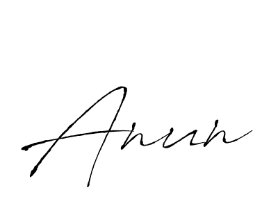 Create a beautiful signature design for name Anun. With this signature (Antro_Vectra) fonts, you can make a handwritten signature for free. Anun signature style 6 images and pictures png