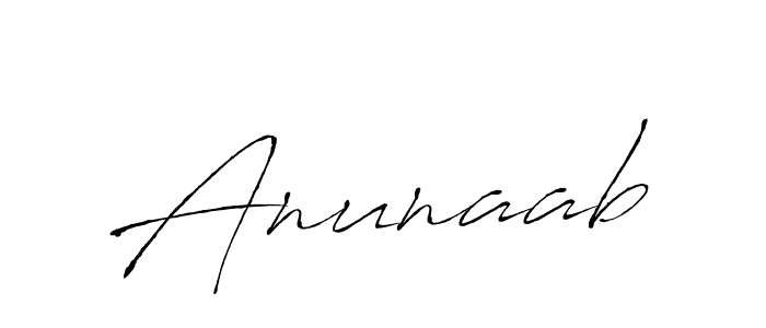 How to make Anunaab name signature. Use Antro_Vectra style for creating short signs online. This is the latest handwritten sign. Anunaab signature style 6 images and pictures png