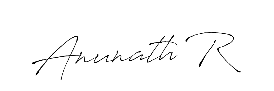 Antro_Vectra is a professional signature style that is perfect for those who want to add a touch of class to their signature. It is also a great choice for those who want to make their signature more unique. Get Anunath R name to fancy signature for free. Anunath R signature style 6 images and pictures png