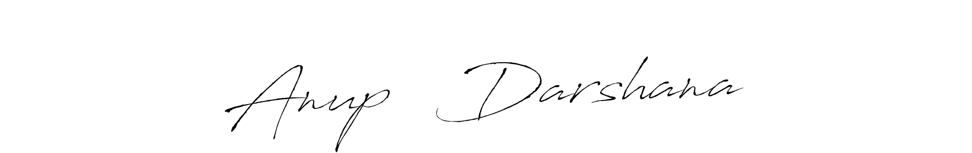 Antro_Vectra is a professional signature style that is perfect for those who want to add a touch of class to their signature. It is also a great choice for those who want to make their signature more unique. Get Anup❤️ Darshana name to fancy signature for free. Anup❤️ Darshana signature style 6 images and pictures png