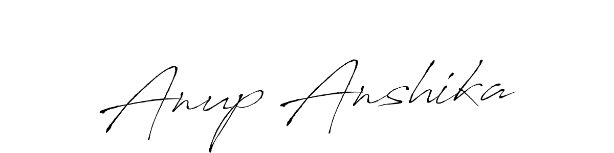 How to make Anup Anshika signature? Antro_Vectra is a professional autograph style. Create handwritten signature for Anup Anshika name. Anup Anshika signature style 6 images and pictures png