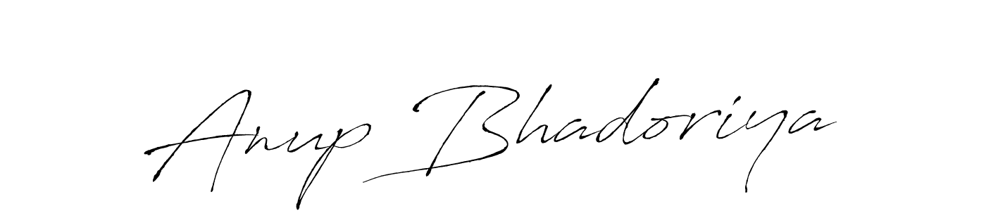 How to make Anup Bhadoriya signature? Antro_Vectra is a professional autograph style. Create handwritten signature for Anup Bhadoriya name. Anup Bhadoriya signature style 6 images and pictures png