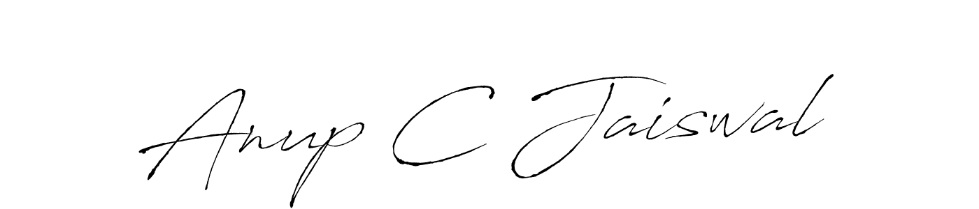 Also we have Anup C Jaiswal name is the best signature style. Create professional handwritten signature collection using Antro_Vectra autograph style. Anup C Jaiswal signature style 6 images and pictures png