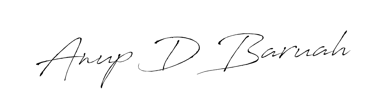 How to make Anup D Baruah signature? Antro_Vectra is a professional autograph style. Create handwritten signature for Anup D Baruah name. Anup D Baruah signature style 6 images and pictures png