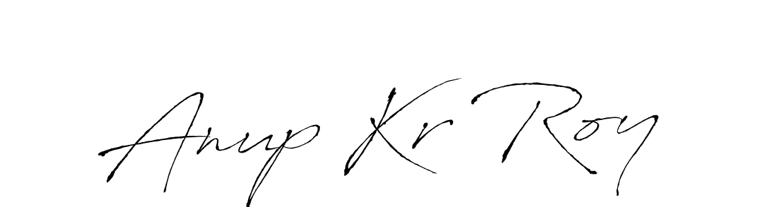 Make a beautiful signature design for name Anup Kr Roy. With this signature (Antro_Vectra) style, you can create a handwritten signature for free. Anup Kr Roy signature style 6 images and pictures png