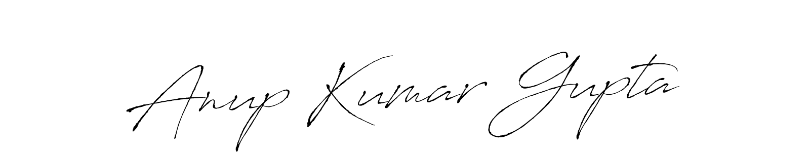 Make a beautiful signature design for name Anup Kumar Gupta. With this signature (Antro_Vectra) style, you can create a handwritten signature for free. Anup Kumar Gupta signature style 6 images and pictures png