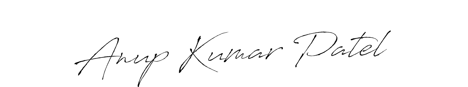 Make a beautiful signature design for name Anup Kumar Patel. With this signature (Antro_Vectra) style, you can create a handwritten signature for free. Anup Kumar Patel signature style 6 images and pictures png