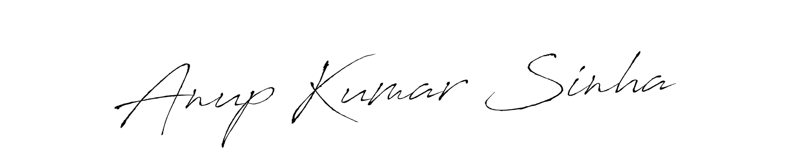 Design your own signature with our free online signature maker. With this signature software, you can create a handwritten (Antro_Vectra) signature for name Anup Kumar Sinha. Anup Kumar Sinha signature style 6 images and pictures png