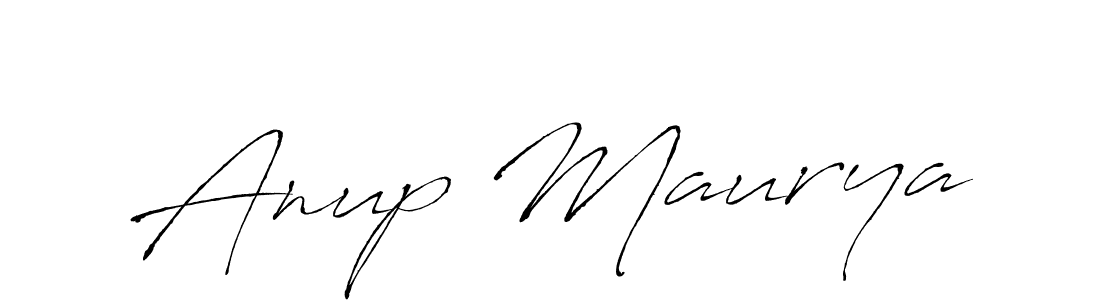 Design your own signature with our free online signature maker. With this signature software, you can create a handwritten (Antro_Vectra) signature for name Anup Maurya. Anup Maurya signature style 6 images and pictures png