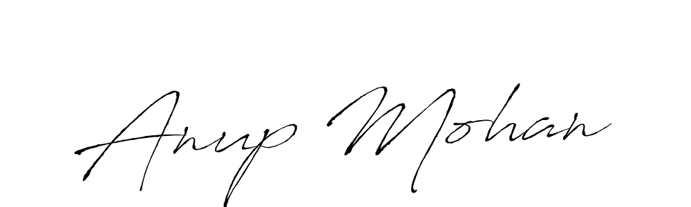 Anup Mohan stylish signature style. Best Handwritten Sign (Antro_Vectra) for my name. Handwritten Signature Collection Ideas for my name Anup Mohan. Anup Mohan signature style 6 images and pictures png