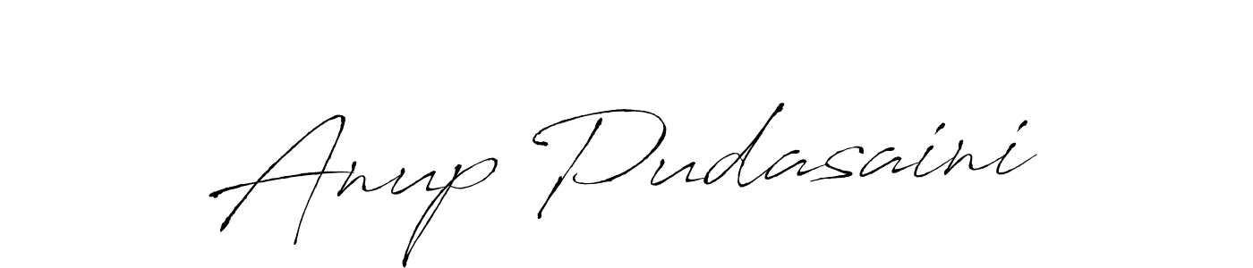 Anup Pudasaini stylish signature style. Best Handwritten Sign (Antro_Vectra) for my name. Handwritten Signature Collection Ideas for my name Anup Pudasaini. Anup Pudasaini signature style 6 images and pictures png
