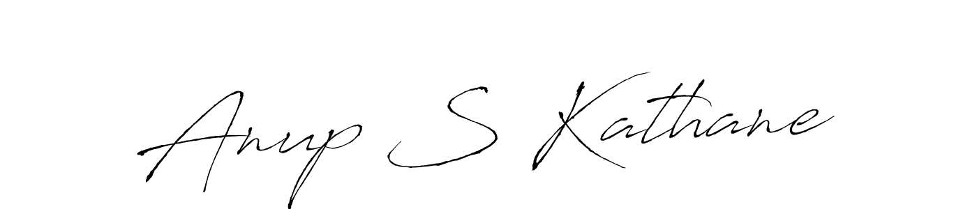 Use a signature maker to create a handwritten signature online. With this signature software, you can design (Antro_Vectra) your own signature for name Anup S Kathane. Anup S Kathane signature style 6 images and pictures png