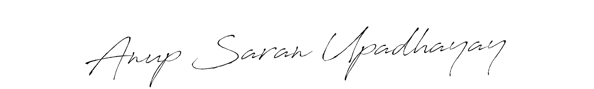 Anup Saran Upadhayay stylish signature style. Best Handwritten Sign (Antro_Vectra) for my name. Handwritten Signature Collection Ideas for my name Anup Saran Upadhayay. Anup Saran Upadhayay signature style 6 images and pictures png