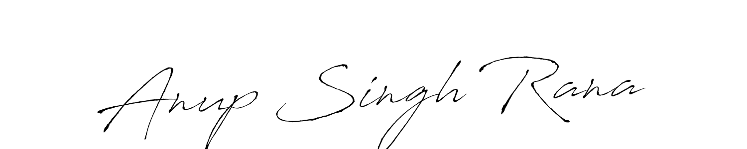 How to make Anup Singh Rana name signature. Use Antro_Vectra style for creating short signs online. This is the latest handwritten sign. Anup Singh Rana signature style 6 images and pictures png