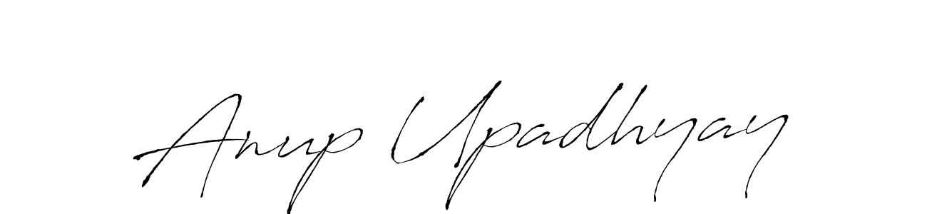 Anup Upadhyay stylish signature style. Best Handwritten Sign (Antro_Vectra) for my name. Handwritten Signature Collection Ideas for my name Anup Upadhyay. Anup Upadhyay signature style 6 images and pictures png