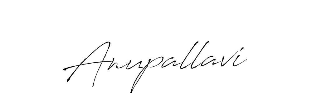 Use a signature maker to create a handwritten signature online. With this signature software, you can design (Antro_Vectra) your own signature for name Anupallavi. Anupallavi signature style 6 images and pictures png