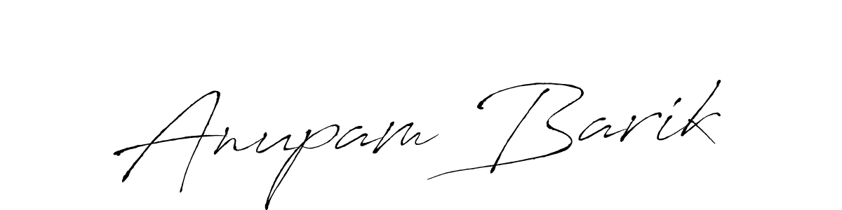 Make a beautiful signature design for name Anupam Barik. With this signature (Antro_Vectra) style, you can create a handwritten signature for free. Anupam Barik signature style 6 images and pictures png