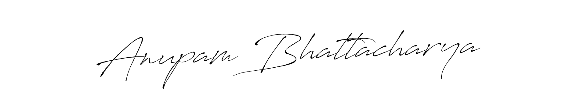 Anupam Bhattacharya stylish signature style. Best Handwritten Sign (Antro_Vectra) for my name. Handwritten Signature Collection Ideas for my name Anupam Bhattacharya. Anupam Bhattacharya signature style 6 images and pictures png