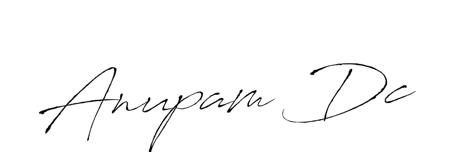 Anupam Dc stylish signature style. Best Handwritten Sign (Antro_Vectra) for my name. Handwritten Signature Collection Ideas for my name Anupam Dc. Anupam Dc signature style 6 images and pictures png