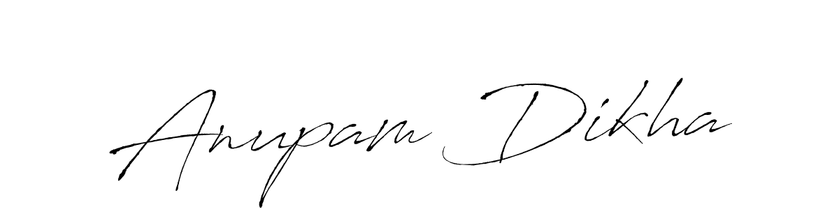 Also we have Anupam Dikha name is the best signature style. Create professional handwritten signature collection using Antro_Vectra autograph style. Anupam Dikha signature style 6 images and pictures png