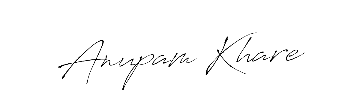 Create a beautiful signature design for name Anupam Khare. With this signature (Antro_Vectra) fonts, you can make a handwritten signature for free. Anupam Khare signature style 6 images and pictures png