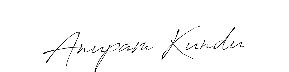Anupam Kundu stylish signature style. Best Handwritten Sign (Antro_Vectra) for my name. Handwritten Signature Collection Ideas for my name Anupam Kundu. Anupam Kundu signature style 6 images and pictures png