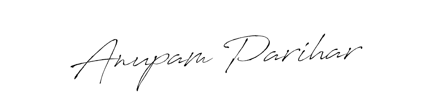 This is the best signature style for the Anupam Parihar name. Also you like these signature font (Antro_Vectra). Mix name signature. Anupam Parihar signature style 6 images and pictures png