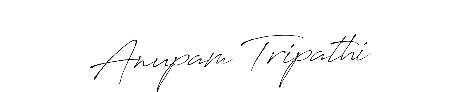 Design your own signature with our free online signature maker. With this signature software, you can create a handwritten (Antro_Vectra) signature for name Anupam Tripathi. Anupam Tripathi signature style 6 images and pictures png