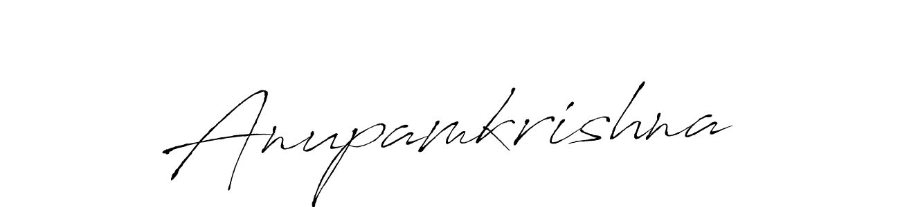 How to make Anupamkrishna signature? Antro_Vectra is a professional autograph style. Create handwritten signature for Anupamkrishna name. Anupamkrishna signature style 6 images and pictures png