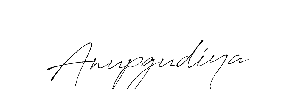 How to make Anupgudiya name signature. Use Antro_Vectra style for creating short signs online. This is the latest handwritten sign. Anupgudiya signature style 6 images and pictures png