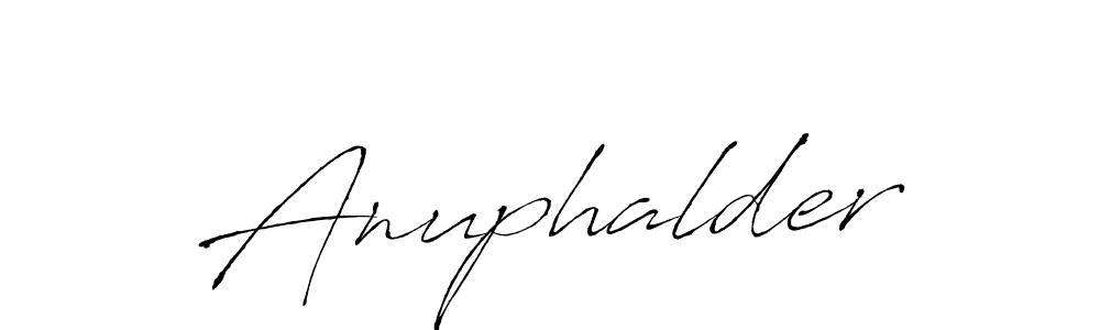 Anuphalder stylish signature style. Best Handwritten Sign (Antro_Vectra) for my name. Handwritten Signature Collection Ideas for my name Anuphalder. Anuphalder signature style 6 images and pictures png