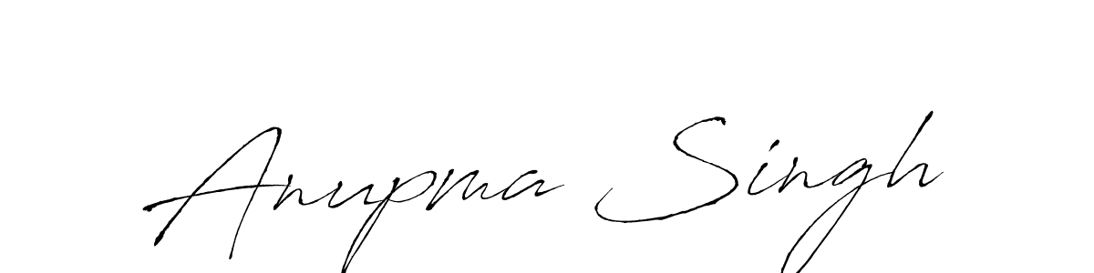 Create a beautiful signature design for name Anupma Singh. With this signature (Antro_Vectra) fonts, you can make a handwritten signature for free. Anupma Singh signature style 6 images and pictures png