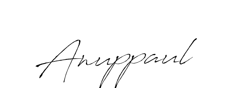 Create a beautiful signature design for name Anuppaul. With this signature (Antro_Vectra) fonts, you can make a handwritten signature for free. Anuppaul signature style 6 images and pictures png