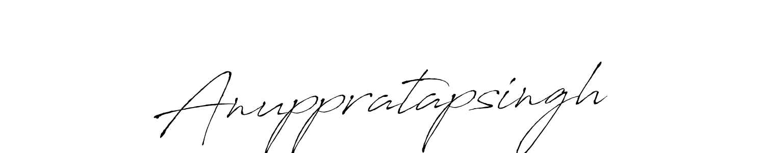 Design your own signature with our free online signature maker. With this signature software, you can create a handwritten (Antro_Vectra) signature for name Anuppratapsingh. Anuppratapsingh signature style 6 images and pictures png